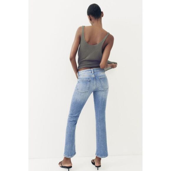 ZW LOW RISE SLIM CROPPED JEANS - Picture 4 of 7